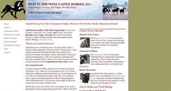 Desktop Screenshot of bestinthewestgaitedhorses.com